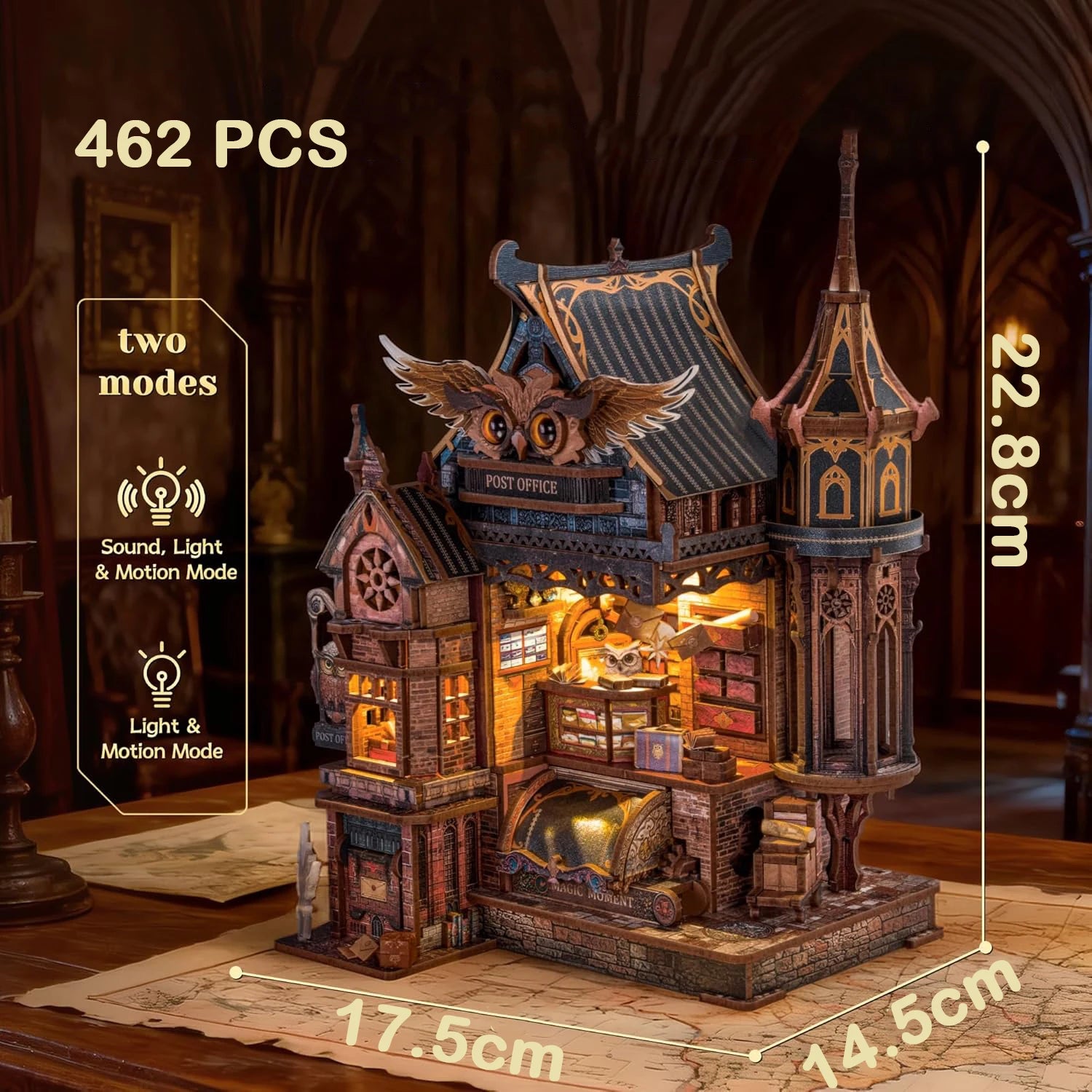 OwlPost™ 3D Puzzle 🦉✨ — Build Your Own Miniature Masterpiece