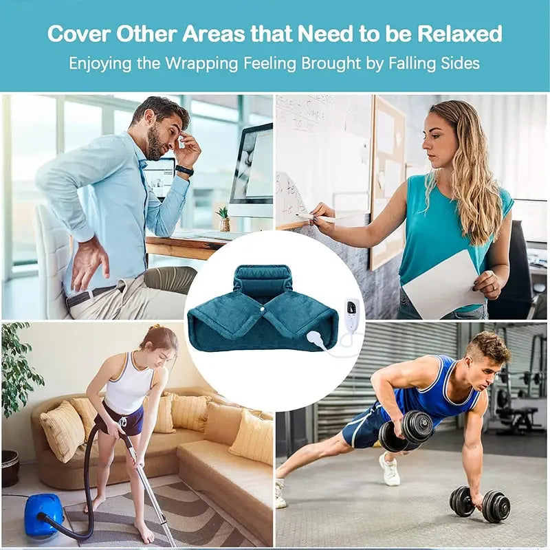 Deeper Pain Relief Weighted Heating Pads for Neck and Shoulders and AliExpress
