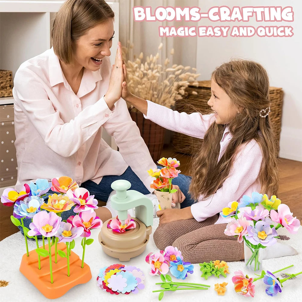 BloomCraft™ Kit de Flores 🌸 — Presiona, Crea y Juega