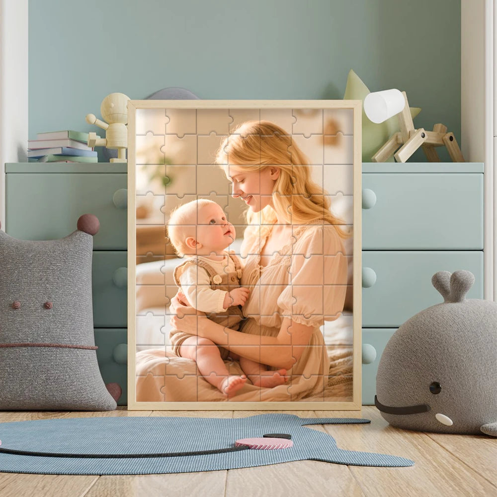 MemoryFrame™ Rompecabezas de Madera 🧩💖 Construye los Momentos que Amas