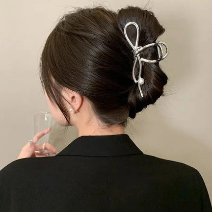 Hair clip, ART839, gold color Scarlet Chaos