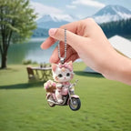 Creative Dog Backpack Keychain Pendant
