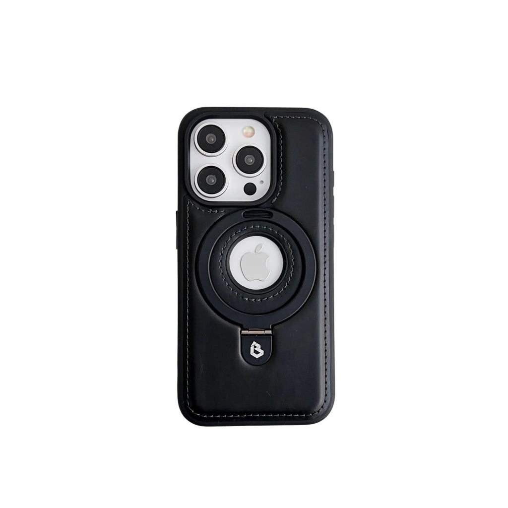 Luxe Guard: Shockproof Magnetic Stand Phone Case