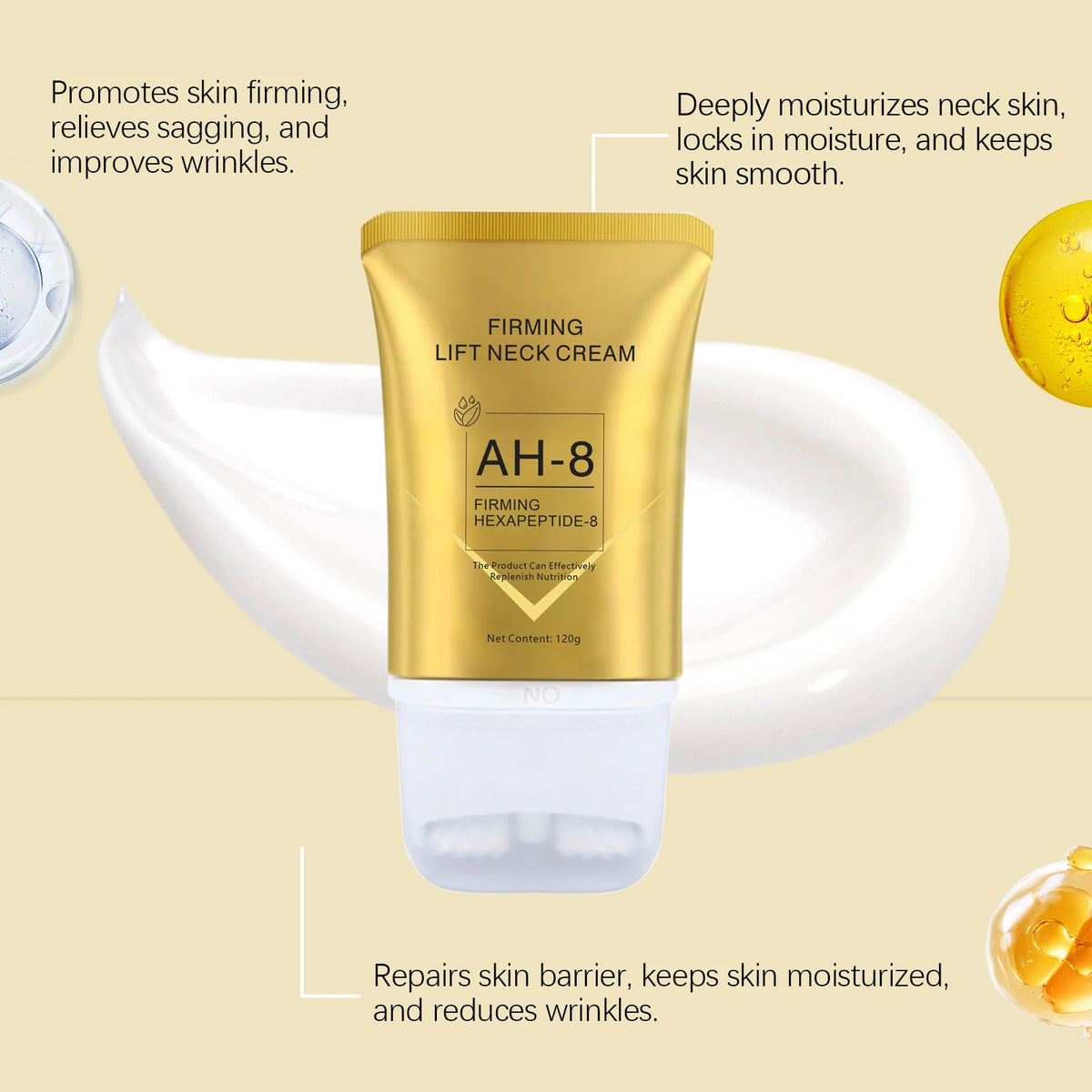 LiftLuxe™ – Rodillo Reafirmante para Cuello para una Piel Suave y Joven 💆‍♀️✨