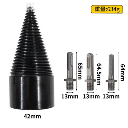 WoodCrack Pro Drill Set – Fast, Easy Firewood Splitting