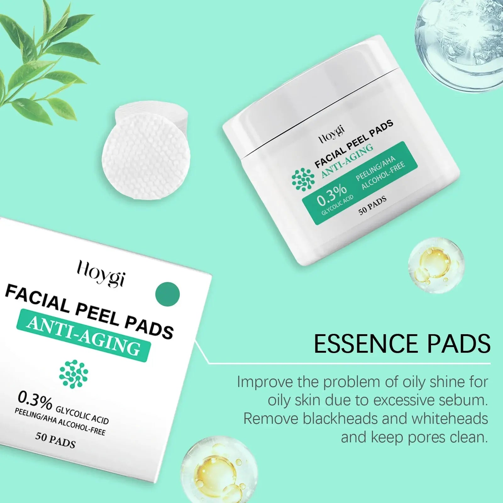 ClearGlow Pads – Exfoliate, Hydrate, Conquer Acne! Hoygi Skin Care Store