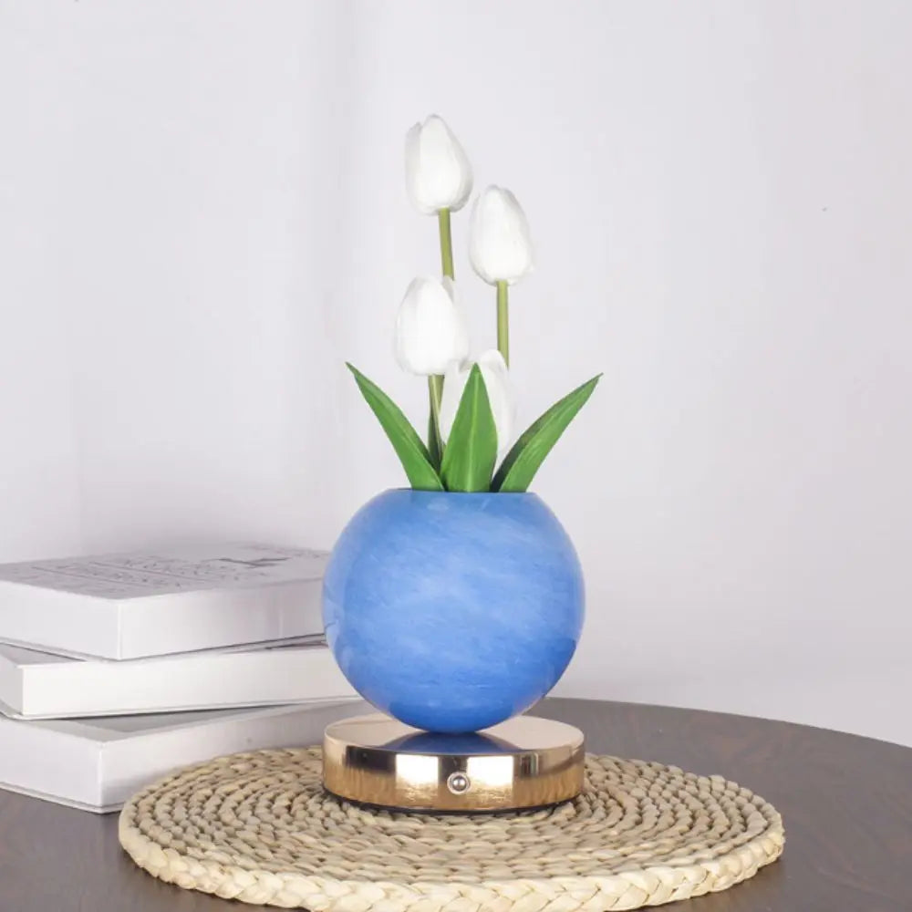 TulipGlow™ Table Lamp 🌷✨ — Touch-Controlled Floral Elegance