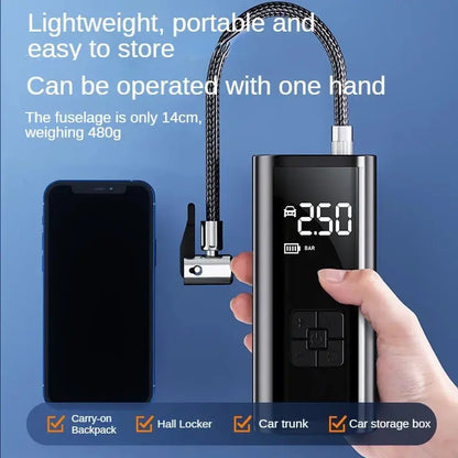 LEIBOO Portable Air Compressor for Car Tires Fast Air Pump Tire