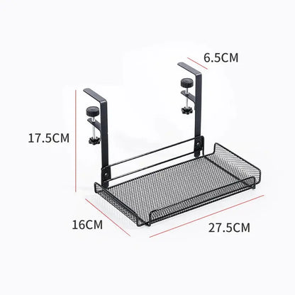 Under Desk Cable Management Tray No Drill Steel Desk Cable Organizers