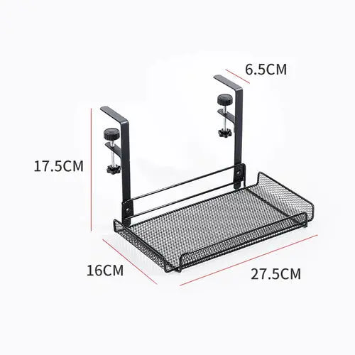 Under Desk Cable Management Tray No Drill Steel Desk Cable Organizers