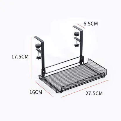 Under Desk Cable Management Tray No Drill Steel Desk Cable Organizers