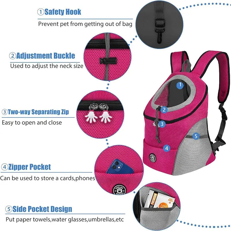Pet Dog Carrier Backpack Puppy Carrier Front Pack for Small Medium AliExpress