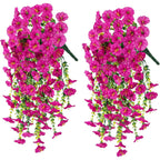 2pcs Artificial Hanging Flowers