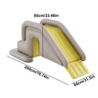 Inflatable Pool Water Slide Outdoor Toy Play Center Water Slides Inflatable Slides for Above Ground Water Play Center