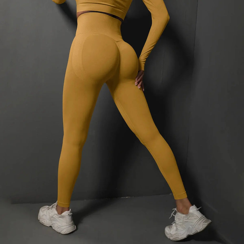 Seamless Gym Leggings Women Yoga Pants Sexy High Waist Booty Lifting Leggings Pants Women Sports Clothing Fitness Wear Rooftrellen Official Store