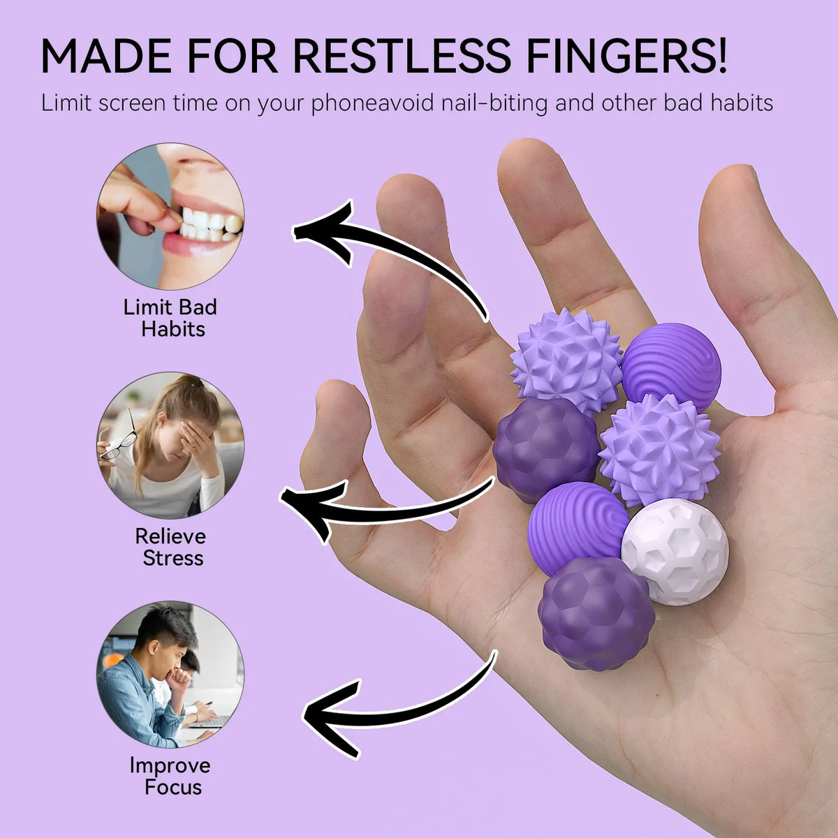 MagSnap Fidget Ball – ¡Alivio del estrés con clics satisfactorios!