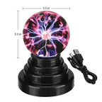 8 Inch Sound Control Magic Plasma Ball Lamp LED Night Light Atmosphere AliExpress