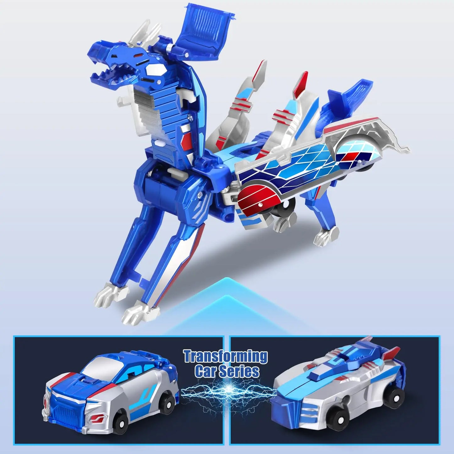 Crash to Dino: Collision-Changing Car Toy