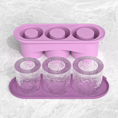 Ice Cube Tray for ST Cup Tumbler Cup , Cylinder-Shaped Silicone Ice Mold with Lid , Stanley Cup Accessories