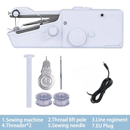 Portable Sewing Machine Manual Domestic Sewing Machine Presser Foot Handheld Rope-free Electric Quick Build DIY Apparel Supplies Shop1102636667 Store
