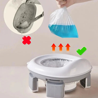 3 in 1 Baby Travel Potty Folding Children's Potty Baby's Mobile Toilet