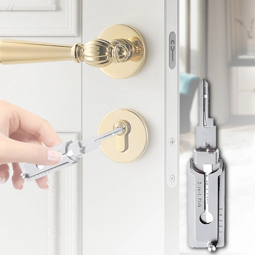 Desbloqueo fácil: Decodificador de llave de acero inoxidable