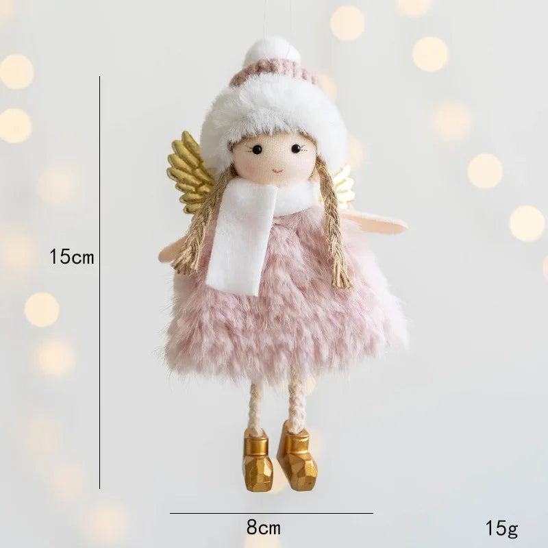 Girl With Plush Deer Antlers Christmas Tree Ornament Shop1104342847 Store