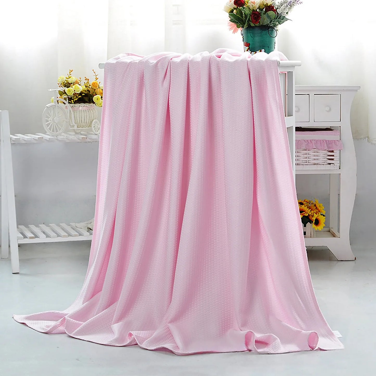 Cooling Blanket Summer Cool Quilt Home Air Conditioner Quilt Bamboos Fiber Heat  Absorption Light Thin Breathable Skin-friendly