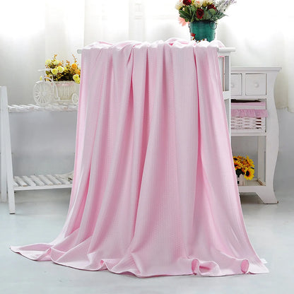 Cooling Blanket Summer Cool Quilt Home Air Conditioner Quilt Bamboos Fiber Heat  Absorption Light Thin Breathable Skin-friendly