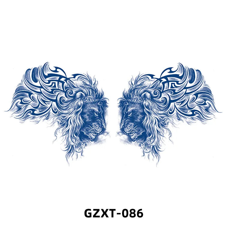 New Wholesale Juice Chest Stickers Tattoo Herbal Semi-permanent Back Tatoo Wings Tattoo Stickpaper WAM-girl Store Store