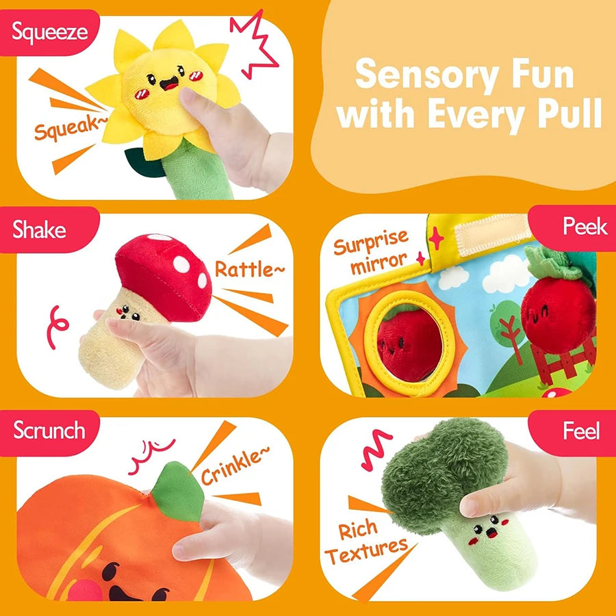 VeggieFun™ Sensory Garden 🌽✨ — Hands-On Learning for Babies