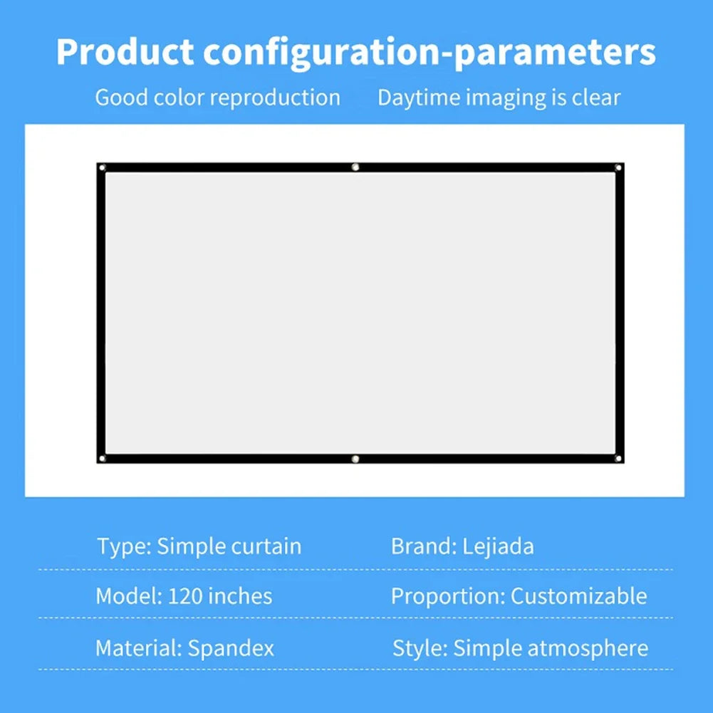 LumiScreen™ ALR Portable Projector Screen ☀️🎬 Bright Picture, Even in Daylight