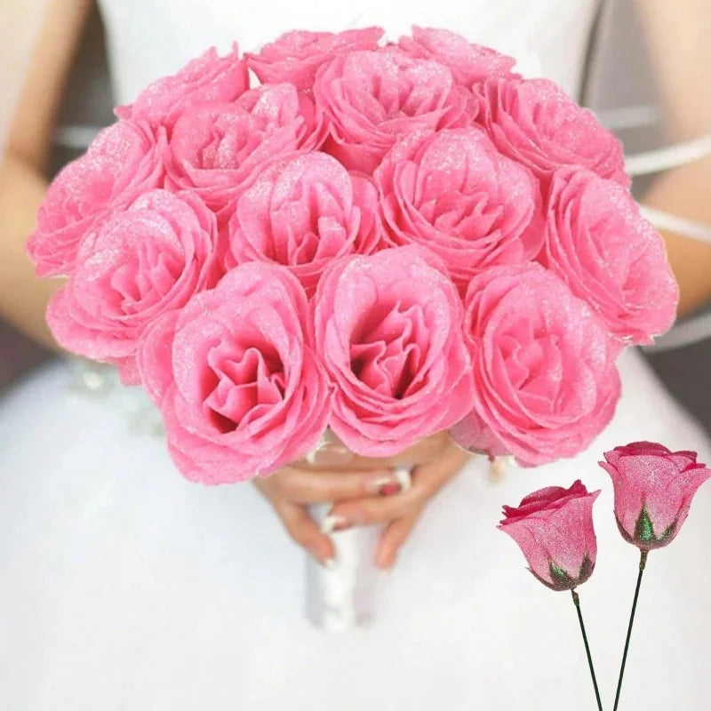 SparkleFocus™ Eternal Glitter Rose Bouquet 🌹✨