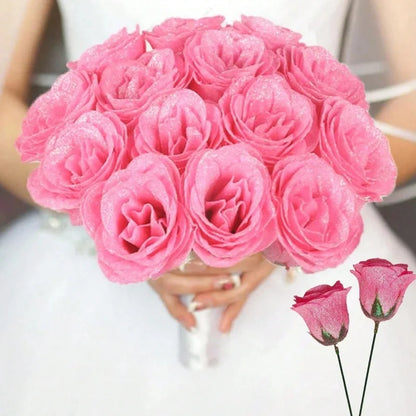 SparkleFocus™ Eternal Glitter Rose Bouquet 🌹✨