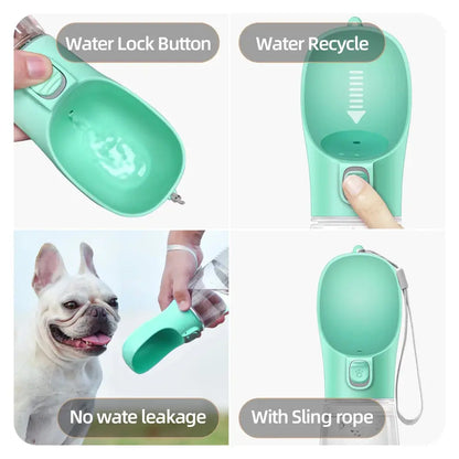 Portable Dog Water Bottle - Leakproof Drinking Bowl Stone's Store