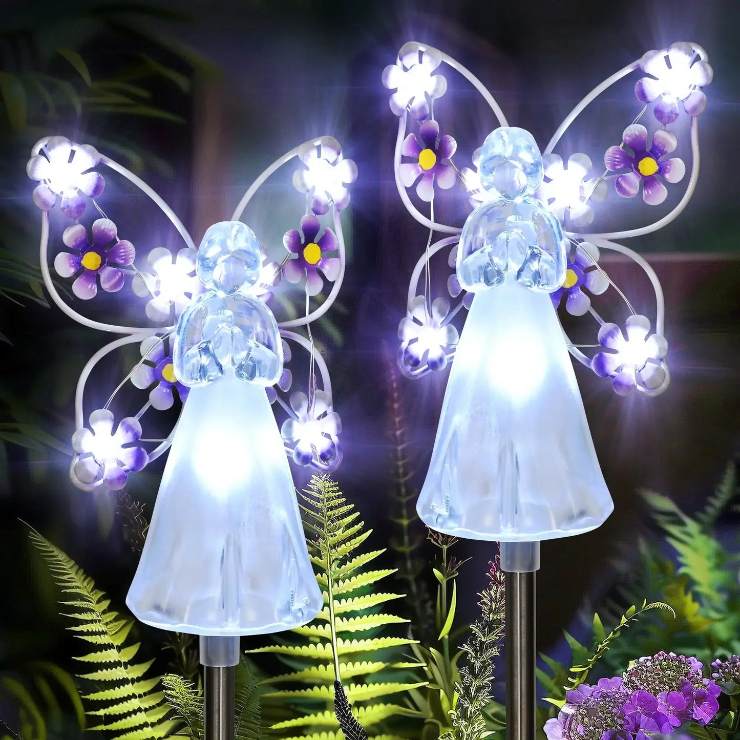 Heavenly Glow Solar Angels – Weatherproof & Worry-Free! Shop1104700193 Store