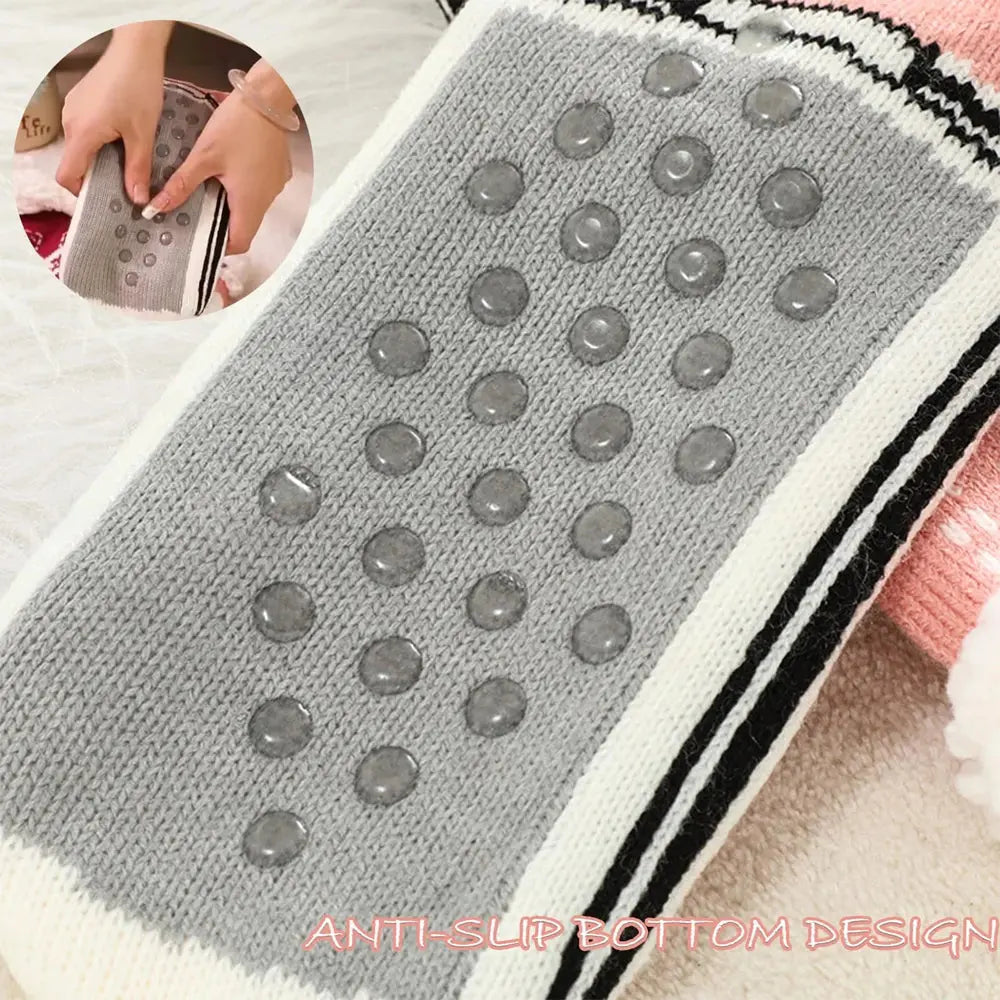 Thickened Winter Woven Thermal Cashmere Socks Floor Socks Women's