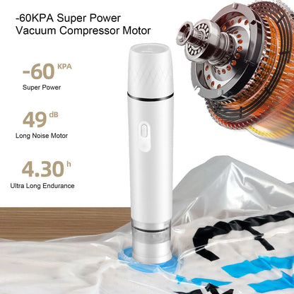 Air Pump Vacuum Sealer Electric Air Pump Electric Air Pump Handheld Vacuum Sealer Cordless Sealing Machine Tool for Food Storage