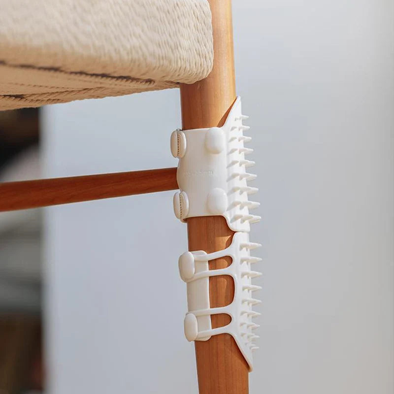 Pet Cat Hair Removal Massage Comb: Self-Cleaning Wall Corner Cat Scratcher Brush for Grooming HOMEPRO GLOBAL Store