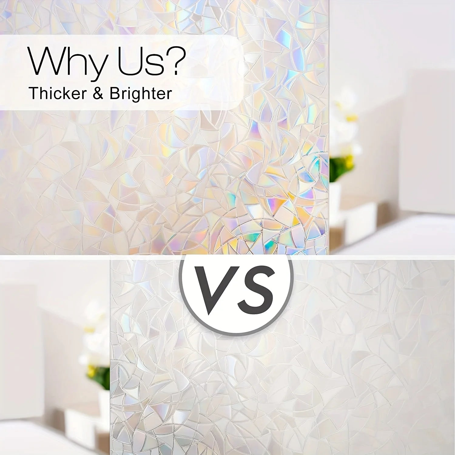 GlassGlam™ Window Film 🌈 — Privacy with Stunning Colors