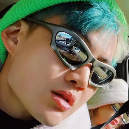 Cyberpunk Y2K Sunglasses Women Sport Sun Glasses Men Sports Goggles AliExpress