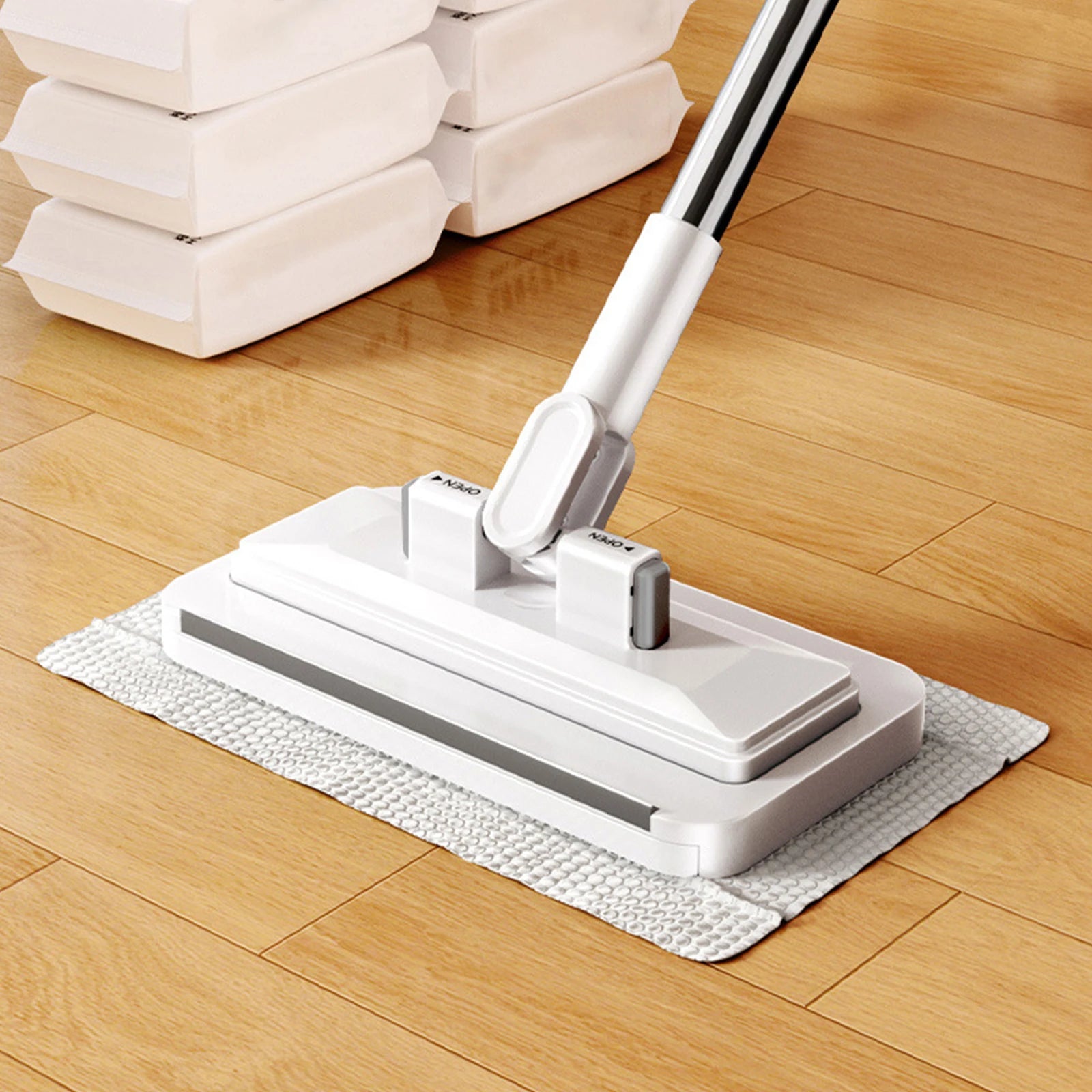 SwiftClean™ Mop 💧⚡ — Reach More, Clean Faster