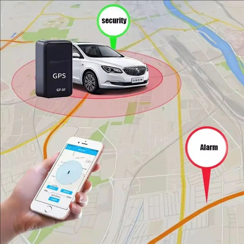 Rastreador GPS inteligente mini _ Localizador de coche magnético antirrobo