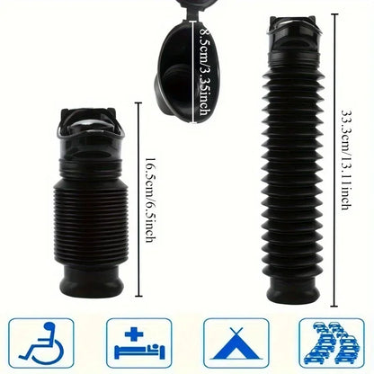 2pcs Portable & Reusable Travel Urinal for Men and Women - Ideal for Camping, Long-Distance Driving & Vehicle Use