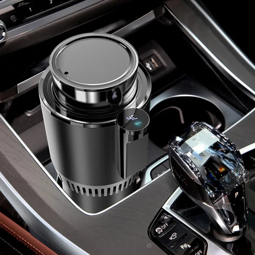 Portable Smart 2 In 1 12V Car Cup Cooler Warmer for Outdoor Travelling Mini Auto Refrigerator Cooling Heating Cup Drinks Holder Home-Magic General Merchandise Store