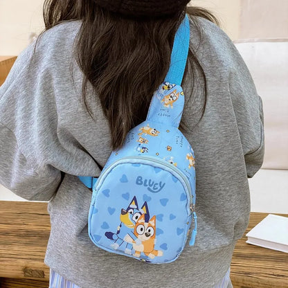 Bluey Kids Mini Crossbody Bag – Lightweight Cartoon Shoulder Bag