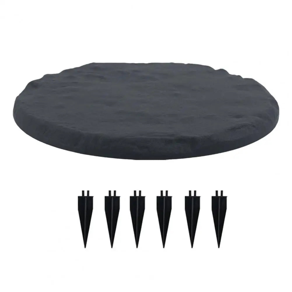 Textured Stepping Stones Resin Garden Stones Decorative Weather-proof Garden Stepping Stones for Patio Yard for Pathways KitchenEasier Store