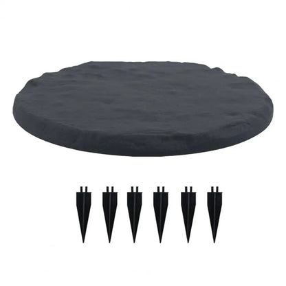 Textured Stepping Stones Resin Garden Stones Decorative Weather-proof Garden Stepping Stones for Patio Yard for Pathways KitchenEasier Store