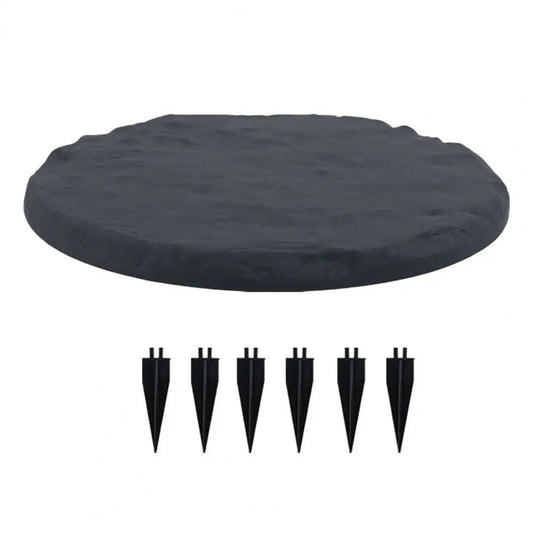 Textured Stepping Stones Resin Garden Stones Decorative Weather-proof Garden Stepping Stones for Patio Yard for Pathways KitchenEasier Store