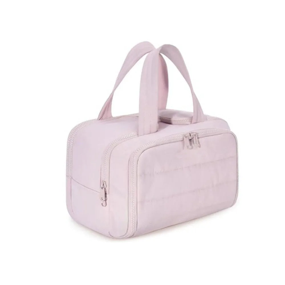 Pack It All: Spacious Wide-Open Travel Cosmetic Bag